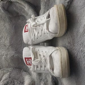 DC Court Sneakers, US 12 Mens, White